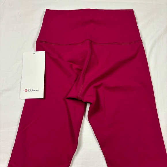 Lululemon Wunder Train HR Tight 28” Leggings RUBR Ruby Red Women's Size 10 - Picture 4 of 5